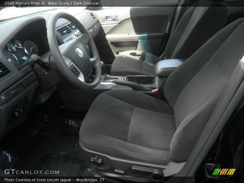Black Ebony / Dark Charcoal 2007 Mercury Milan I4
