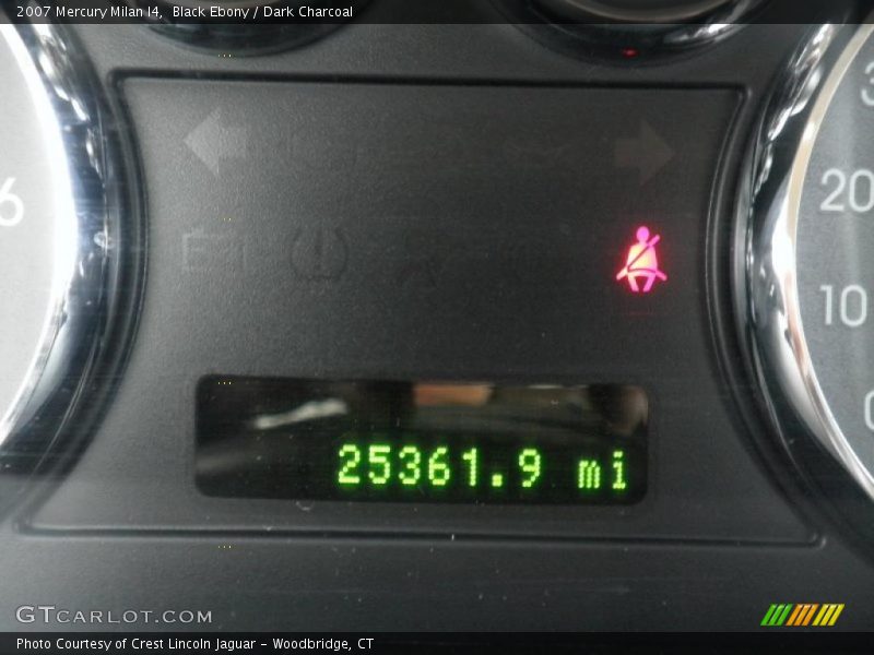 Black Ebony / Dark Charcoal 2007 Mercury Milan I4