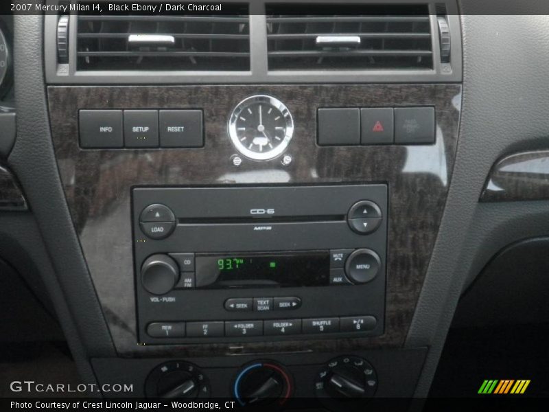 Black Ebony / Dark Charcoal 2007 Mercury Milan I4