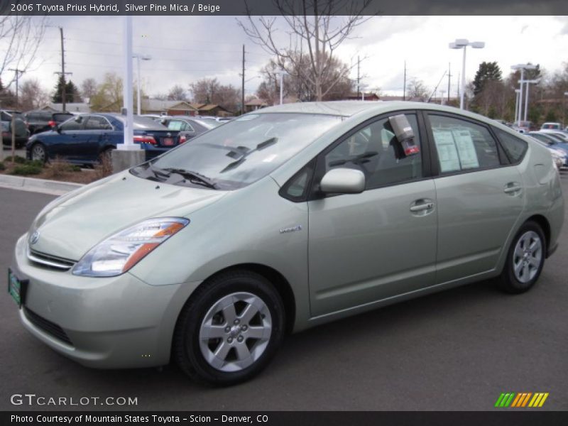 Silver Pine Mica / Beige 2006 Toyota Prius Hybrid