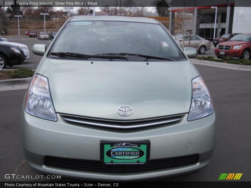Silver Pine Mica / Beige 2006 Toyota Prius Hybrid