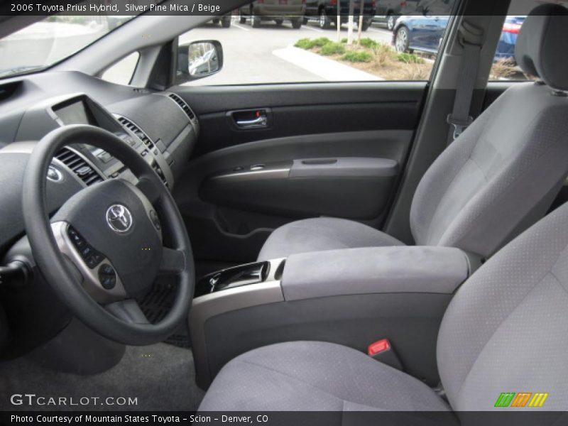 Silver Pine Mica / Beige 2006 Toyota Prius Hybrid