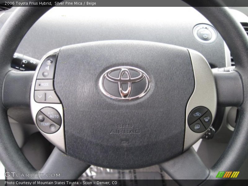 Silver Pine Mica / Beige 2006 Toyota Prius Hybrid