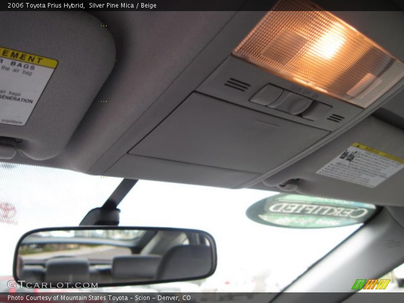 Silver Pine Mica / Beige 2006 Toyota Prius Hybrid
