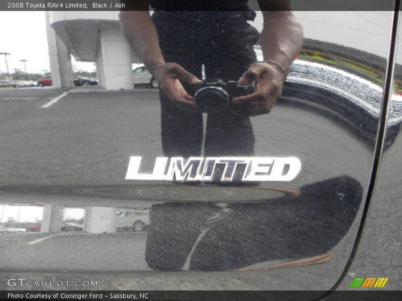 Black / Ash 2008 Toyota RAV4 Limited