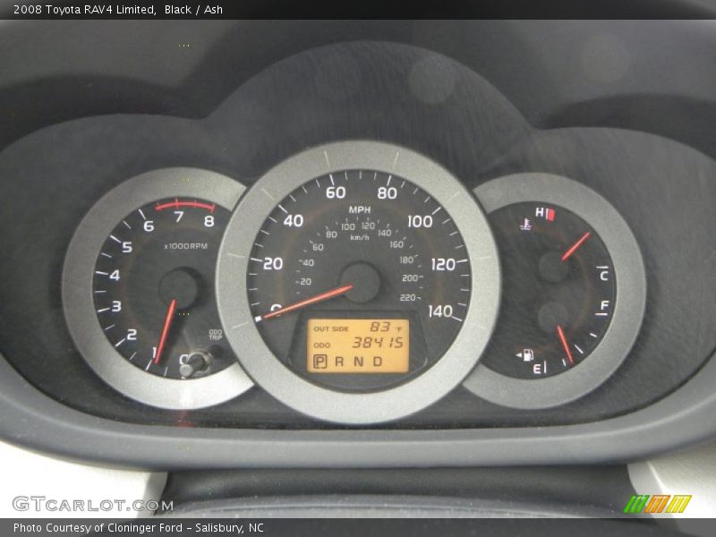 Black / Ash 2008 Toyota RAV4 Limited