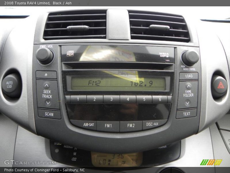 Black / Ash 2008 Toyota RAV4 Limited