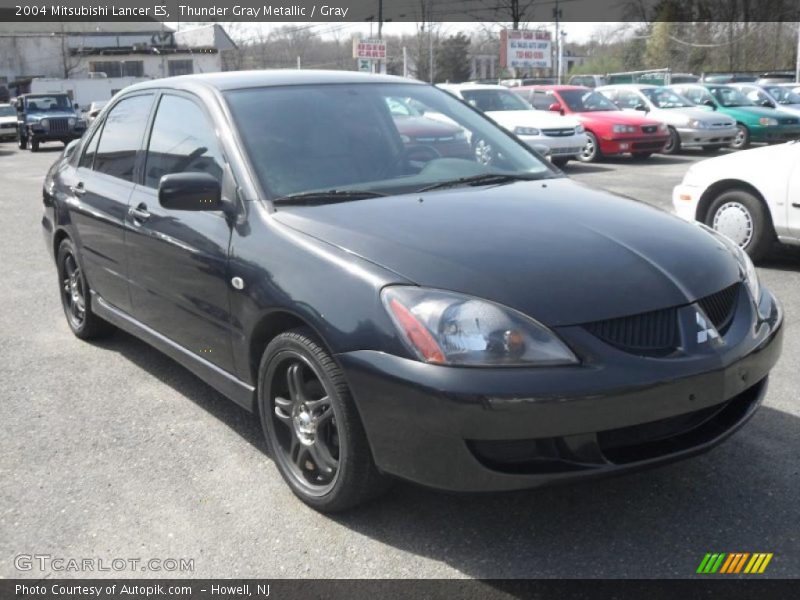 Thunder Gray Metallic / Gray 2004 Mitsubishi Lancer ES
