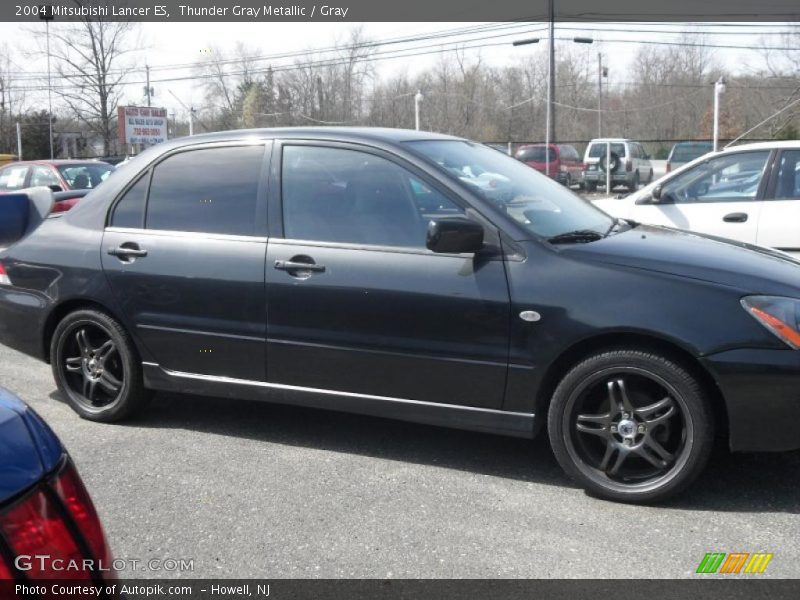 Thunder Gray Metallic / Gray 2004 Mitsubishi Lancer ES
