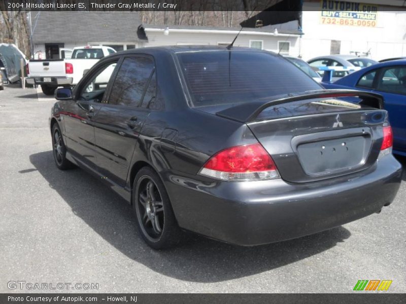 Thunder Gray Metallic / Gray 2004 Mitsubishi Lancer ES