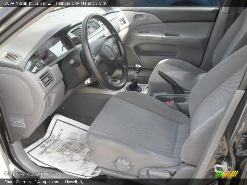 Thunder Gray Metallic / Gray 2004 Mitsubishi Lancer ES