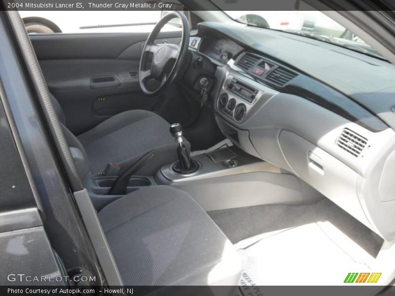 Thunder Gray Metallic / Gray 2004 Mitsubishi Lancer ES