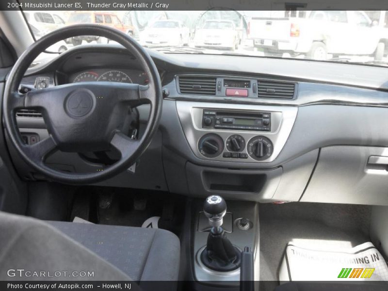 Thunder Gray Metallic / Gray 2004 Mitsubishi Lancer ES