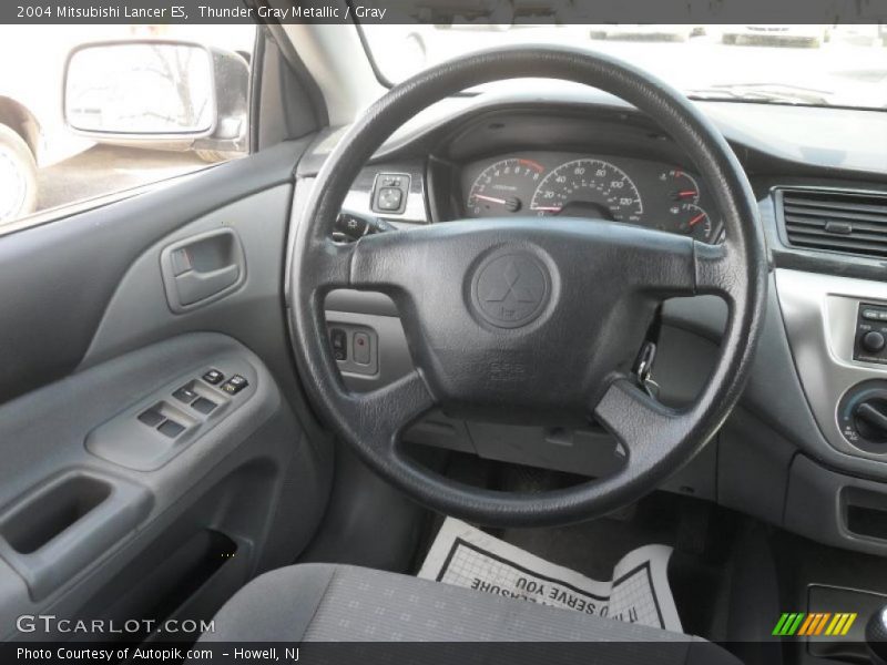 Thunder Gray Metallic / Gray 2004 Mitsubishi Lancer ES