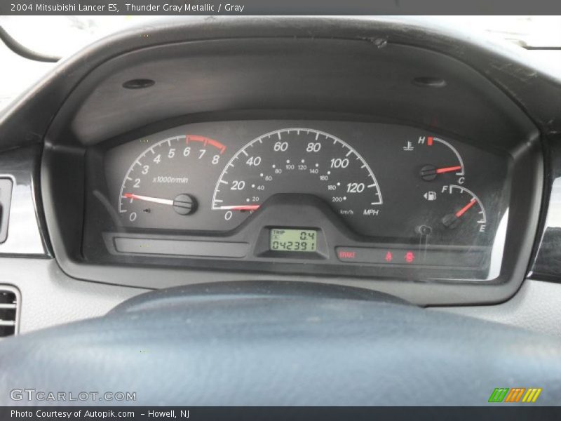 Thunder Gray Metallic / Gray 2004 Mitsubishi Lancer ES