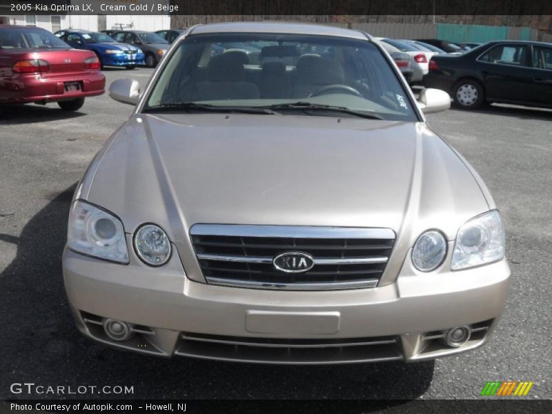 Cream Gold / Beige 2005 Kia Optima LX