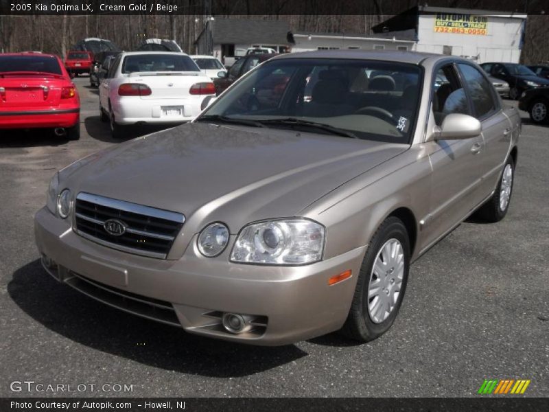 Cream Gold / Beige 2005 Kia Optima LX