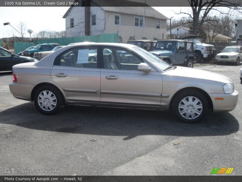 Cream Gold / Beige 2005 Kia Optima LX