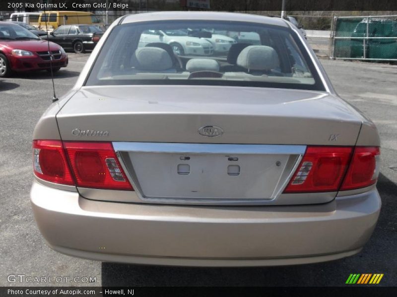 Cream Gold / Beige 2005 Kia Optima LX
