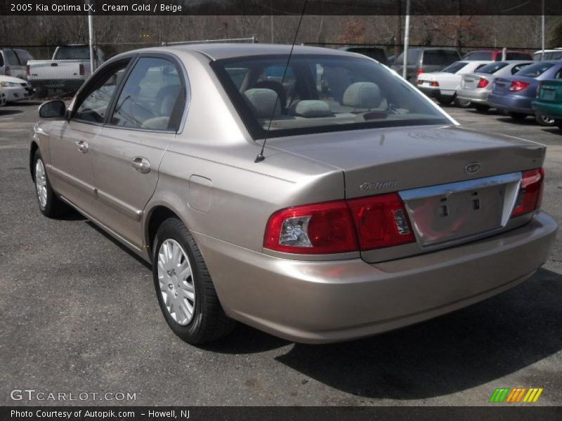 Cream Gold / Beige 2005 Kia Optima LX