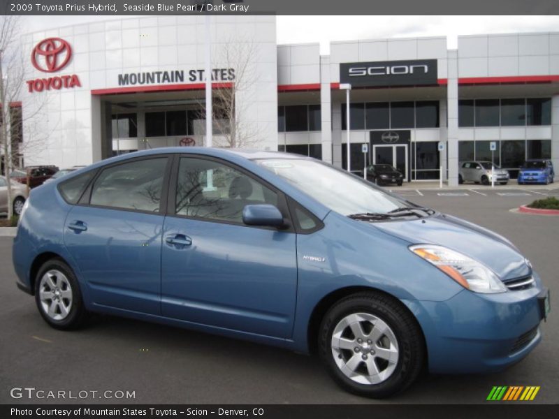 Seaside Blue Pearl / Dark Gray 2009 Toyota Prius Hybrid