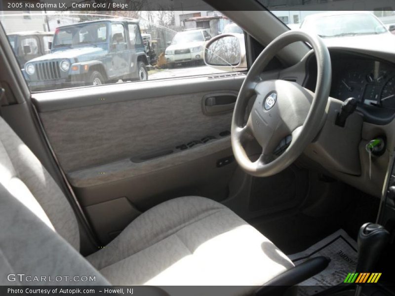 Cream Gold / Beige 2005 Kia Optima LX