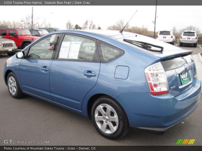 Seaside Blue Pearl / Dark Gray 2009 Toyota Prius Hybrid