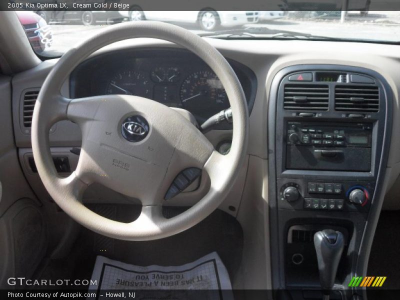 Cream Gold / Beige 2005 Kia Optima LX