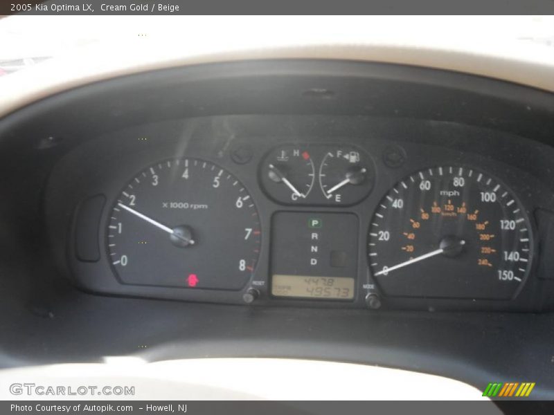 Cream Gold / Beige 2005 Kia Optima LX