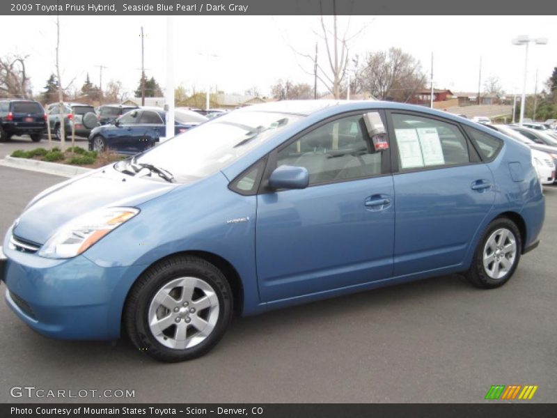 Seaside Blue Pearl / Dark Gray 2009 Toyota Prius Hybrid