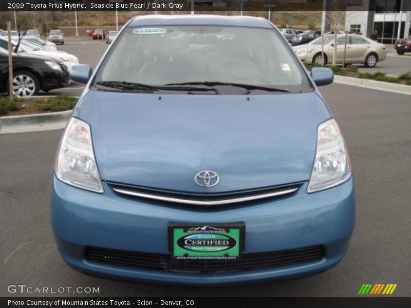 Seaside Blue Pearl / Dark Gray 2009 Toyota Prius Hybrid