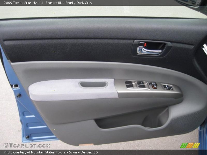 Seaside Blue Pearl / Dark Gray 2009 Toyota Prius Hybrid