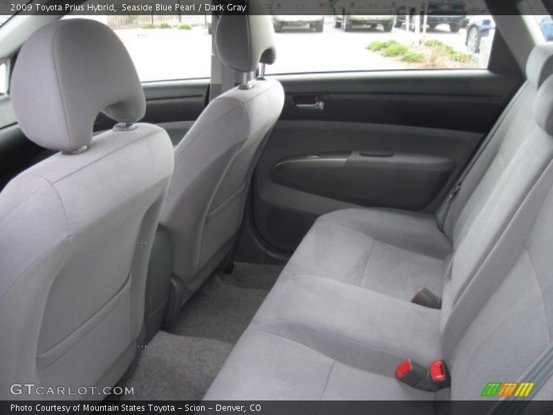 Seaside Blue Pearl / Dark Gray 2009 Toyota Prius Hybrid