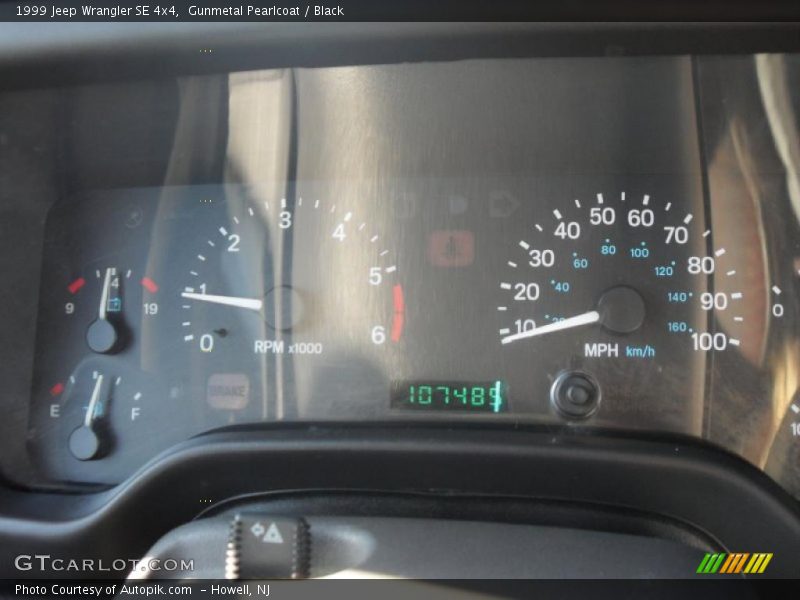 Gunmetal Pearlcoat / Black 1999 Jeep Wrangler SE 4x4