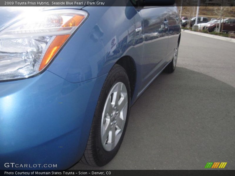 Seaside Blue Pearl / Dark Gray 2009 Toyota Prius Hybrid