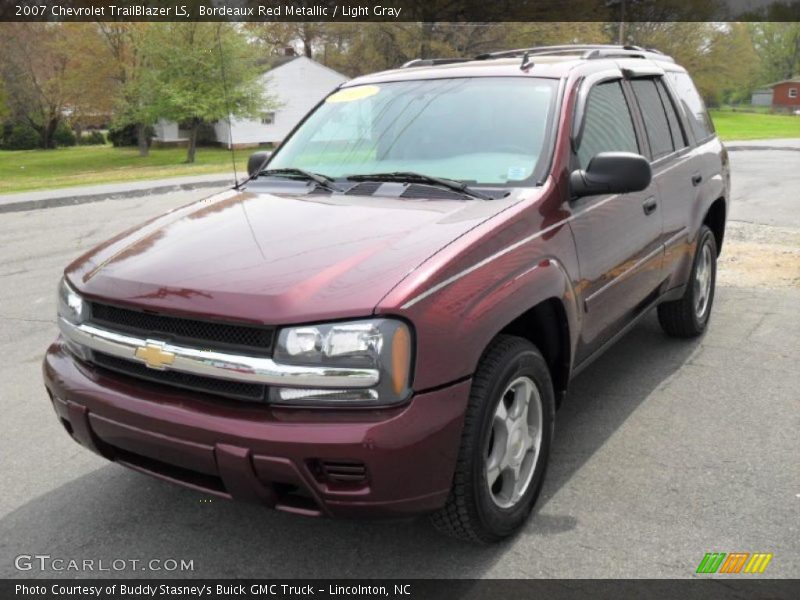 Bordeaux Red Metallic / Light Gray 2007 Chevrolet TrailBlazer LS