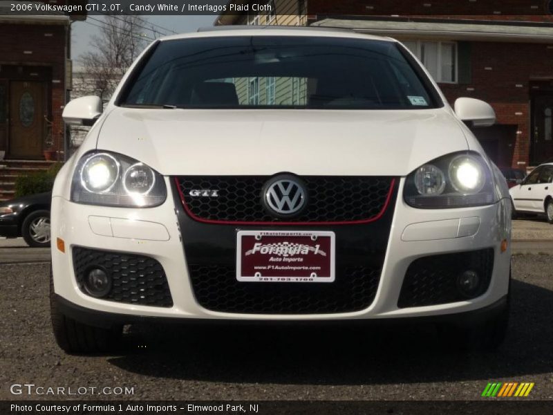 Candy White / Interlagos Plaid Cloth 2006 Volkswagen GTI 2.0T