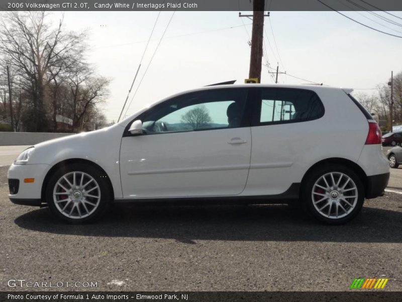 Candy White / Interlagos Plaid Cloth 2006 Volkswagen GTI 2.0T