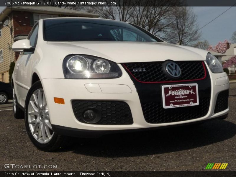 Candy White / Interlagos Plaid Cloth 2006 Volkswagen GTI 2.0T