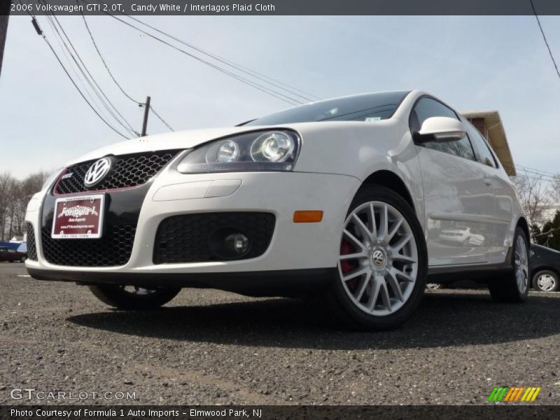 Candy White / Interlagos Plaid Cloth 2006 Volkswagen GTI 2.0T