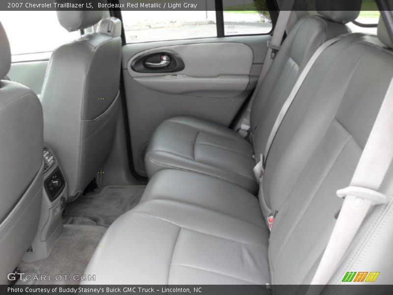 Bordeaux Red Metallic / Light Gray 2007 Chevrolet TrailBlazer LS