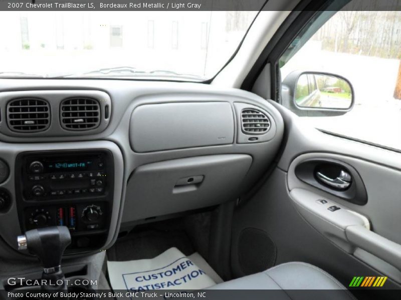 Bordeaux Red Metallic / Light Gray 2007 Chevrolet TrailBlazer LS