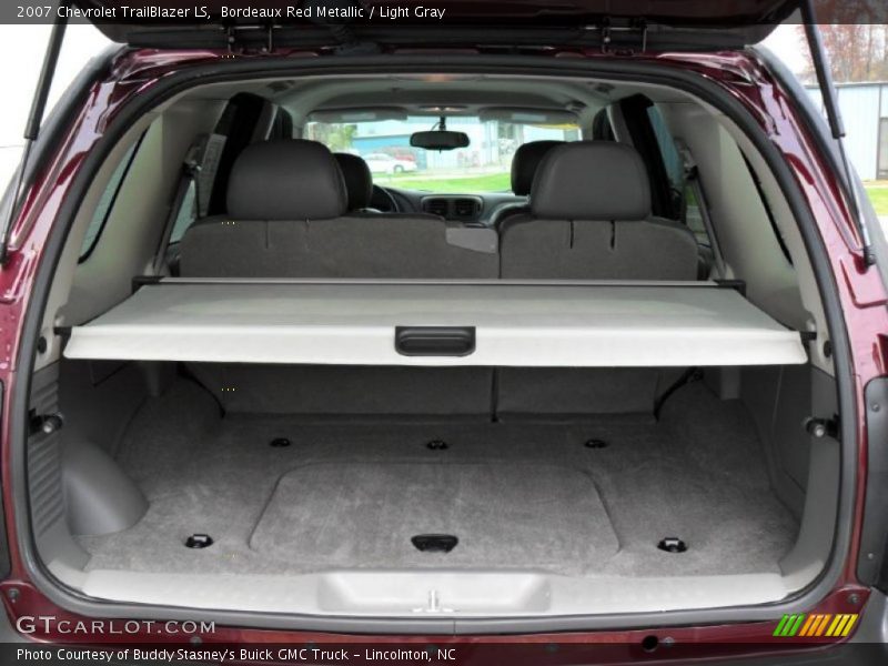 Bordeaux Red Metallic / Light Gray 2007 Chevrolet TrailBlazer LS