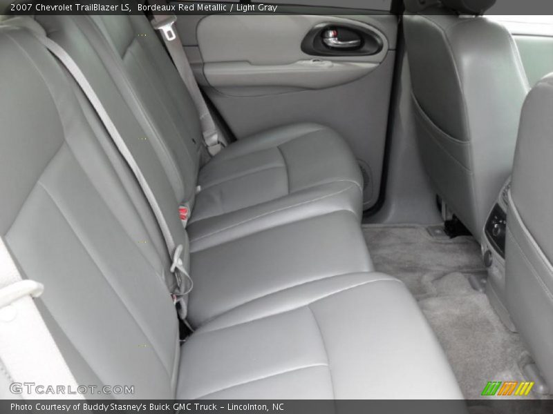 Bordeaux Red Metallic / Light Gray 2007 Chevrolet TrailBlazer LS