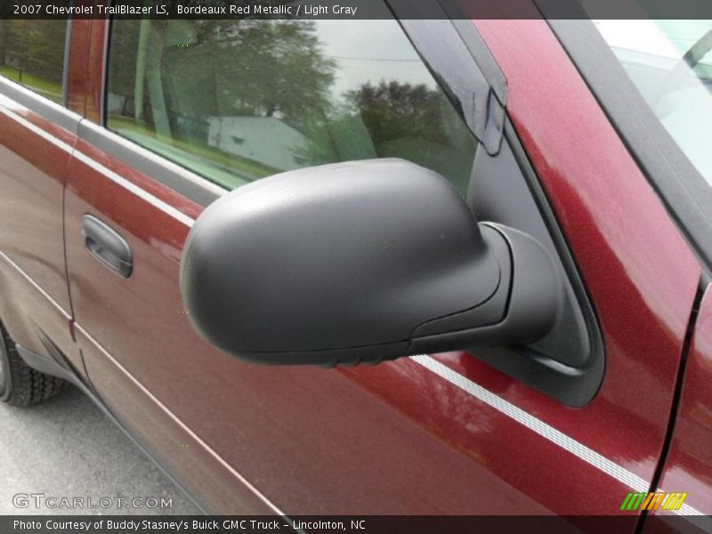 Bordeaux Red Metallic / Light Gray 2007 Chevrolet TrailBlazer LS