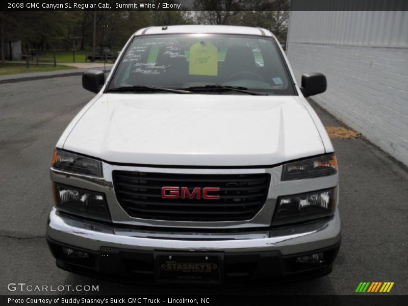 Summit White / Ebony 2008 GMC Canyon SL Regular Cab