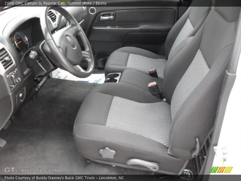 Summit White / Ebony 2008 GMC Canyon SL Regular Cab