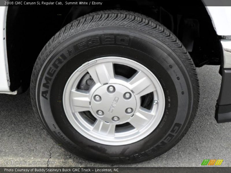 Summit White / Ebony 2008 GMC Canyon SL Regular Cab