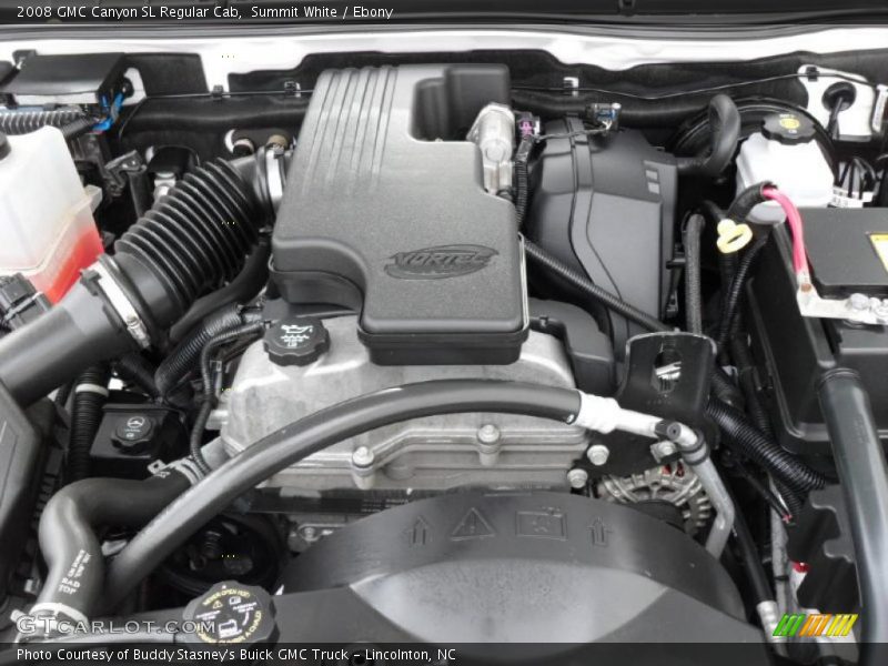 Summit White / Ebony 2008 GMC Canyon SL Regular Cab