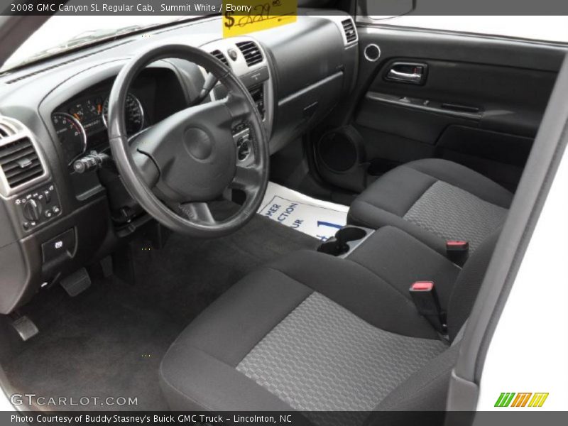 Summit White / Ebony 2008 GMC Canyon SL Regular Cab